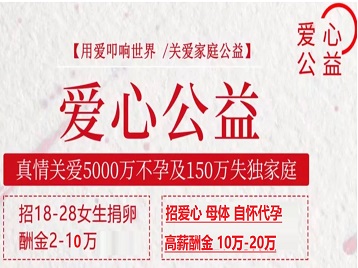 茄子河捐卵助孕生子 爱心志愿者招募